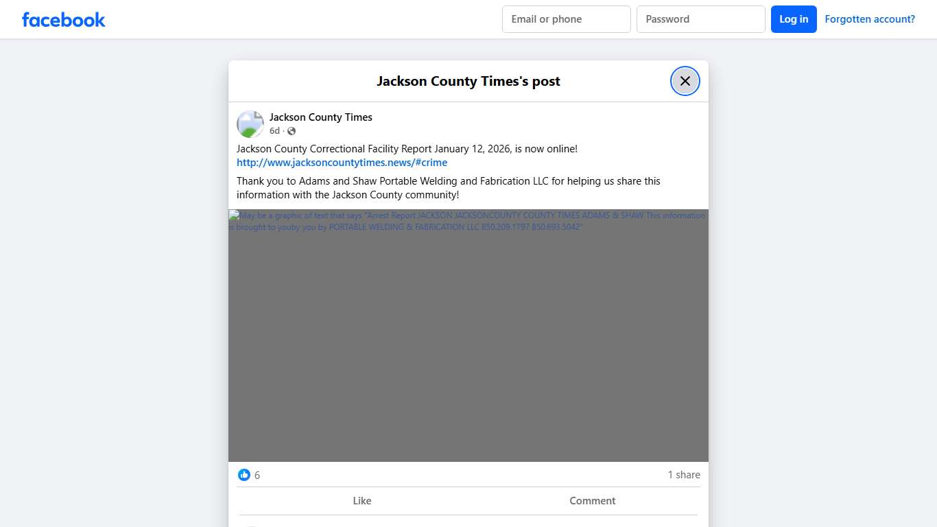 Jackson County Correctional... - Jackson County Times | Facebook